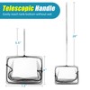 AQUANEAT Aquarium Net with Extendable Long Handle, Adjustable Wastes Skimming