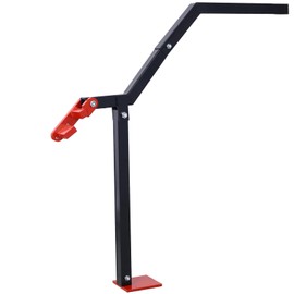 TREATLIFE HOME Easily Extract Fence Posts with Adjustable Rod/Post Puller, Long Handle for Enhanced Leverage, Design for Metal and U-Shaped Posts, Black