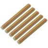 sourcing map 10 Pcs Fully Threaded Rod, M8-1.25x70mm Carbon Steel