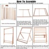 WILLOWDALE 25.2"H x 19.3"W Weaving Loom with Stand Wooden Multi-Craft