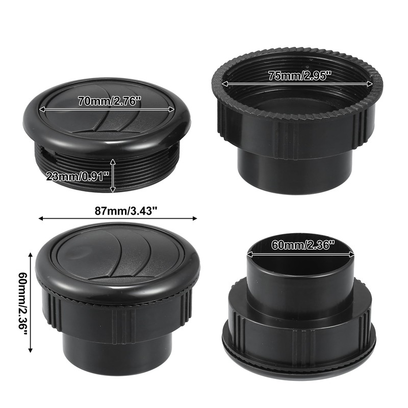 ACROPIX Universal AC Air Conditioner Vent Outlet for RV Bass