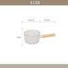 FYUEROPA Enamel Milk Pot, Butter Warmer Non-stick Mini Saucepan, 4.7