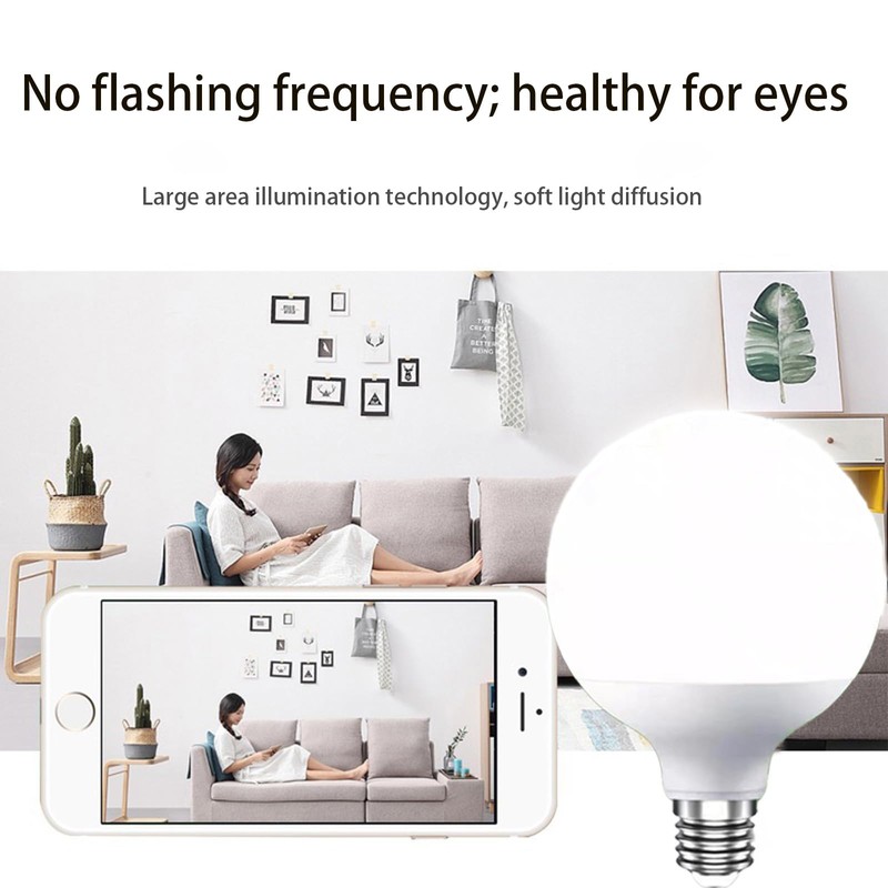 LVHEOM LED Globe Bulb, 100W Equivalent Light Bulbs, 9W 5000K