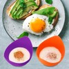 Poached Egg Cooker, Egg Poachers Silicone Egg Poacher Cups with