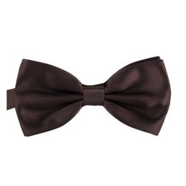 DonDon Elegant Bow Tie DonDon Bow tie with Clip – ready tied, adjustable and in various colours. - brown
