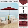 Tangkula 8.5 FT Outdoor Patio Umbrella, Modern Table Umbrella with
