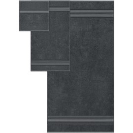 Utopia Towels 8 Piece Premium Towel Set, 2 Bath, 2 Hand, and 4 Washcloths, 100% Ring Spun Cotton, Highly Absorbent Towels for Bathroom, Sports, and Hotel, Grey