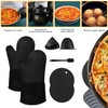 BAIRUI 7 Piezas Guantes de Cocina, Guantes Asador de Parrilla