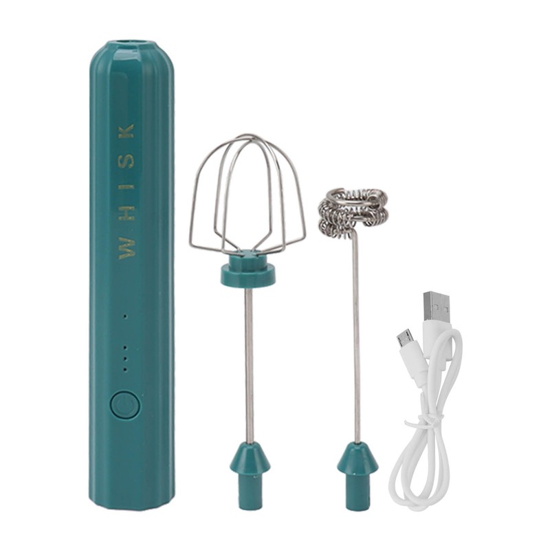 USB Household Stainless Steel Electric Mixer Handheld Small Mixer Wireless