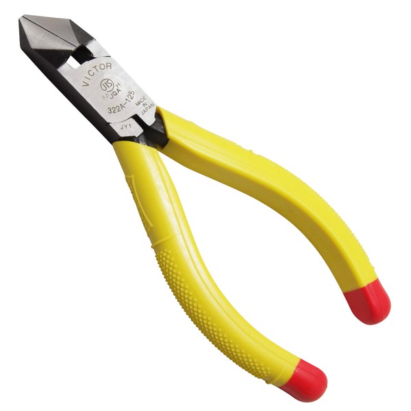 Victor 322A-125 Diagonal Nipper (with Molded Cover) 4.9 inches (125