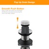 Pop-up Sink Drain Stopper with Lift Rod - Universal Bathroom