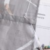 Heichkell Burnout Roman Blind with Loops Transparent Curtain Roller Blind