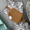 Maurices Teddy Sherpa Belt Bag NWT Camel Crossbody Bag Gym