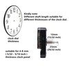 Original Youngtown 12888 High Torque"I" Shaft Clock Movement with Hands,3/10