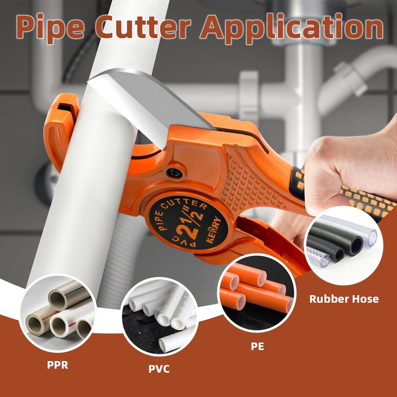 Kerry 1PCs Pipe Cutter Replacement Blade (for 2-1/2" Cutter), PVC