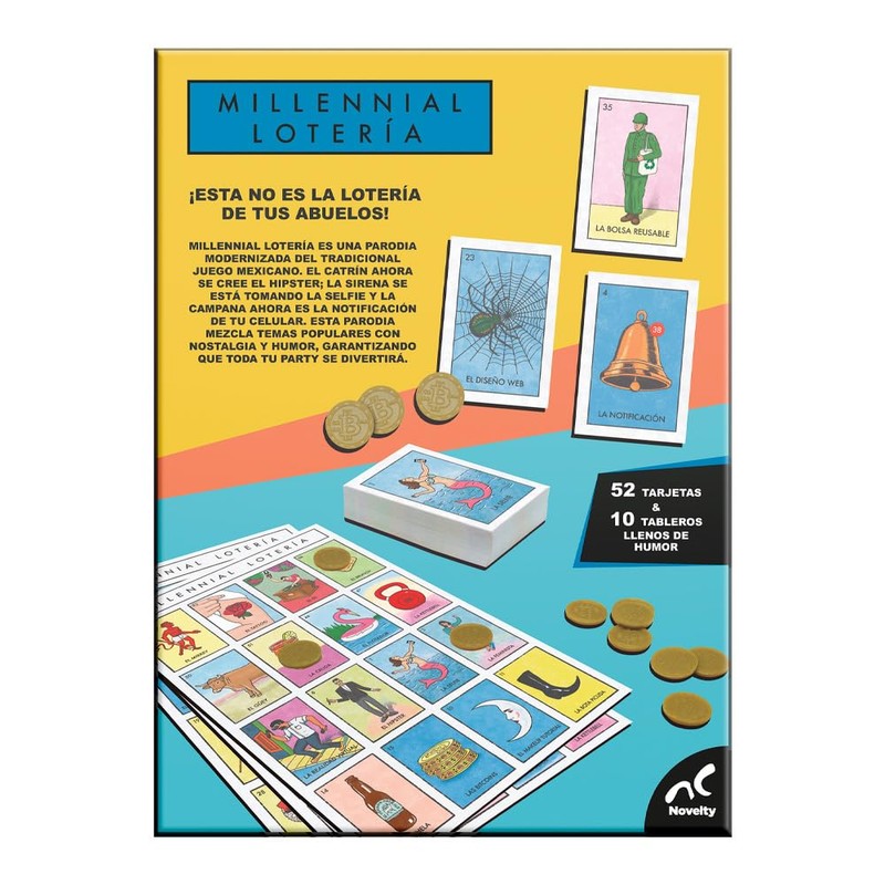Novelty Corp Loteria Millenial