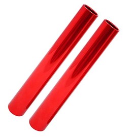 HONBAY 2PCS Aluminum Relay Batons Running Batons Track and Field Relay Batons for for Race Running and Outdoor Sports