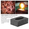 Graphite Casting Ingot Mold Oval High Purity Gold Silver Melting