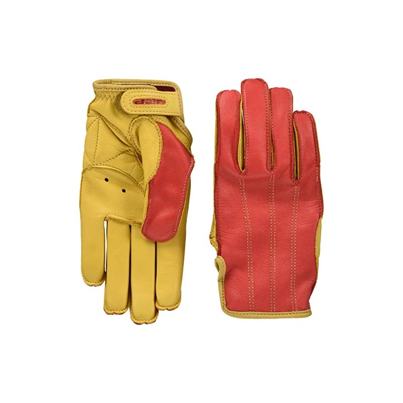 JRP WS LBS Motorcycle Gloves Women's Gloves Red/Tan