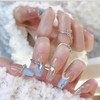 XUZOO Nail Tip, 3D Nail, Short, Long, Cute, Floral Pattern,