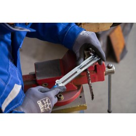 PFERD CS-SLS-5.16 11099151 Sharpening File Set in a Roll Bag, Diameter 5.16 mm, 13/64 Inch (5.16 mm) for Chain Pitch 3/8 Inch (9.53 mm), for Comfortable and Energy-Saving Sharpening of Saw Chains