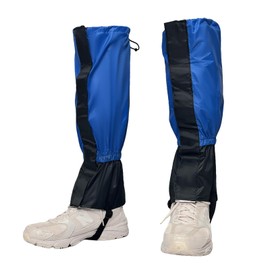 BUBEHYMY Gators for Hiking Boots,Adjustable Leg Gaiters for Women and Men Boots, Waterproof and Breathable Trail Gaiters for Hiking, Snow and Garden Weeding(Style A-Blue)
