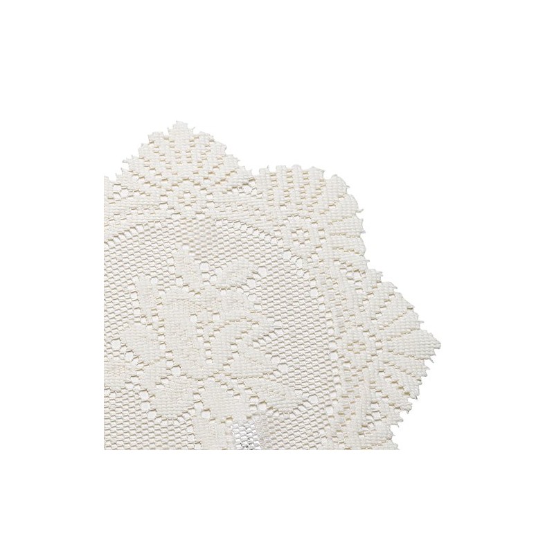 Pack of 6 Monica Lace Round Doilies 100% Polyester Traditional