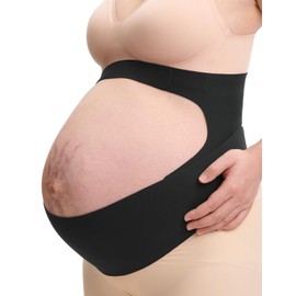 momcozy CozySupport Ergonest Belly Band Pregnancy, Invisible & Breathable Pregnancy Belt for Back, Belly and Waist