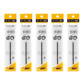 Bic Japan CLG05-RF5 Click Gold 0.5 Refills, Set of 5