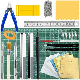 Waltool 25Pcs Hobby Modeling Kit Tools Building Modeler Basic Tool for Gundam Basic Model Assembling, Building and Repairing