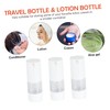 Healvian 6Pcs Travel Pump Bottles Refillable Cosmetic Dispenser for Lotion