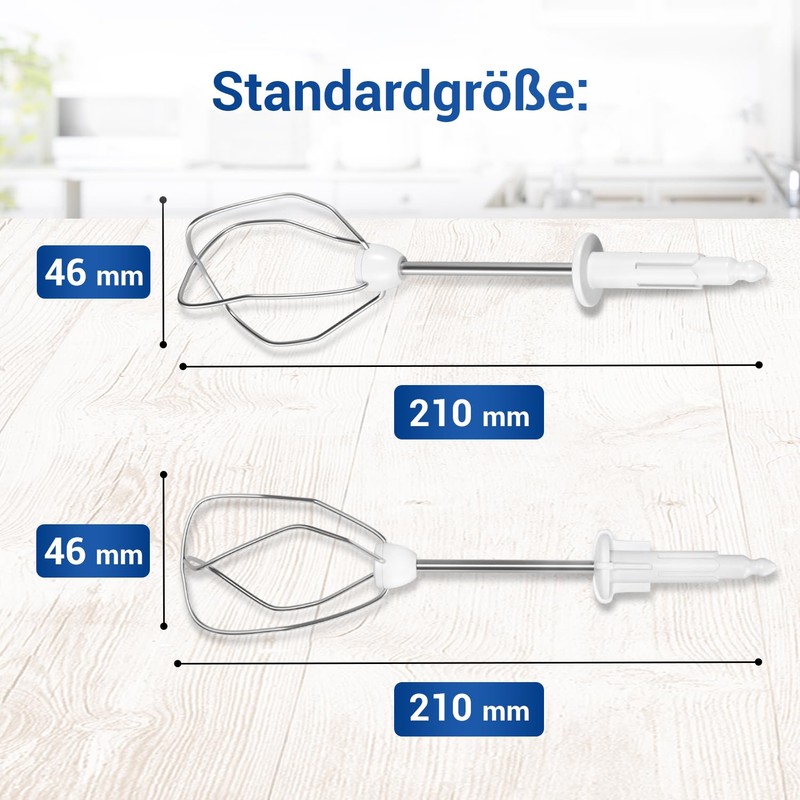 Whisk Replacement for Bosch 00659061 Turbo Brush Set Right Left