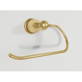 Mirrors and More Marco Euro Toilet Paper for Bathroom (Gold), Kitchen Tissue Roll Stand, Wall Mount Hanger for Kitchen Accessories Items, Home and High End Bathroom Accessories