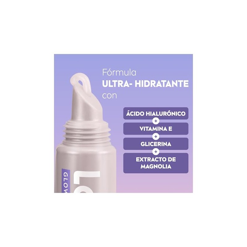 LABELLO Bálsamo Labial Glowy Lips Clear 4.8gr, con Extracto de