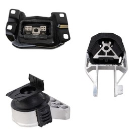 TRQ Engine & Transmission Mount Kit Compatible with Ford Escape Focus Transit Connect