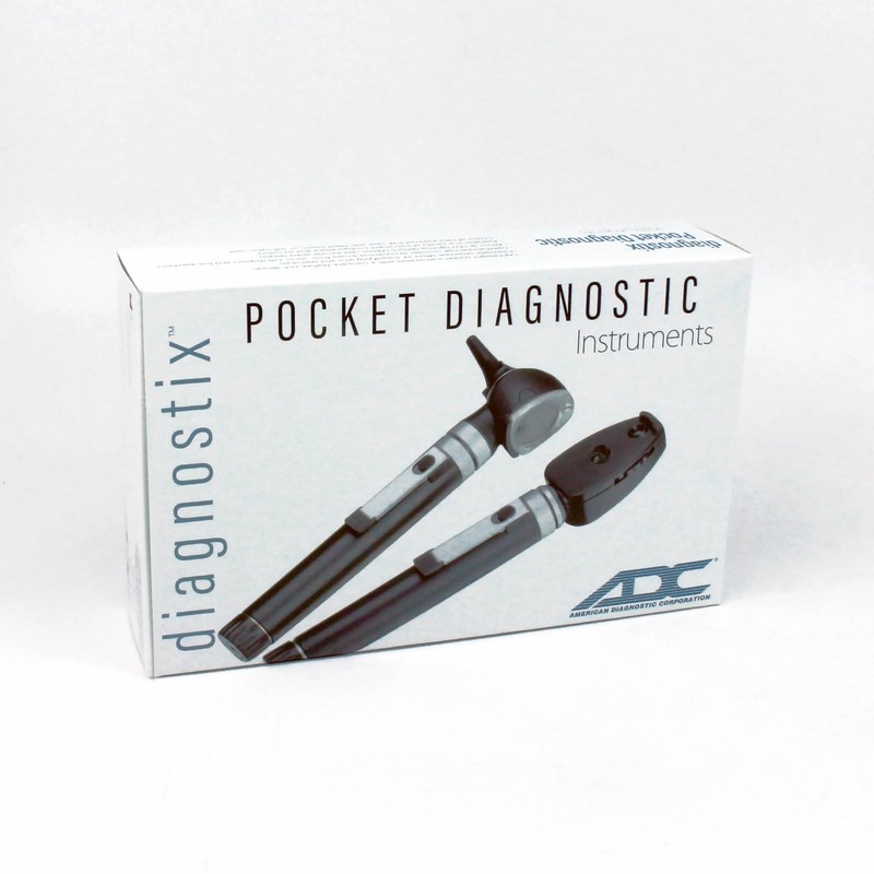ADC 5111NL Diagnostix 2.5v Pocket Otoscope, Hard Case, LED, Black