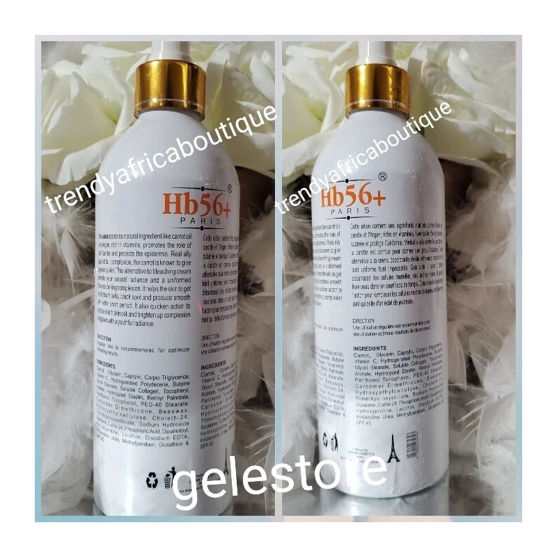 levione paris 2pcs. Hb-56 PARIS Intensive Carotte Vitamin Toneing Body