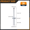 sourcing map 50Pcs 3/16"x1" Round Head Closed End Blind Rivets,