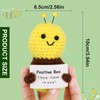 KisSealed Mini Crochet Gift Set,25 Pcs Positive Crochet Animals Bulk