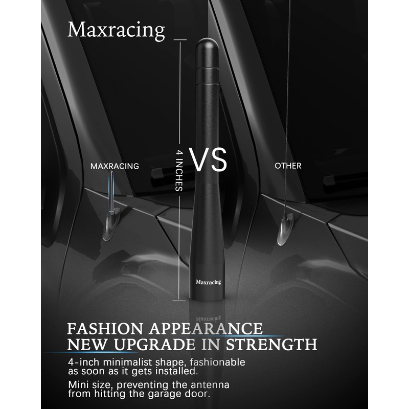 MAXRACING Short Truck Antenna Compatible with Ford F150 Raptor 2010-2025