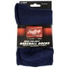 Rawlings Baseball Socks (2 Pair), Navy Blue, Medium