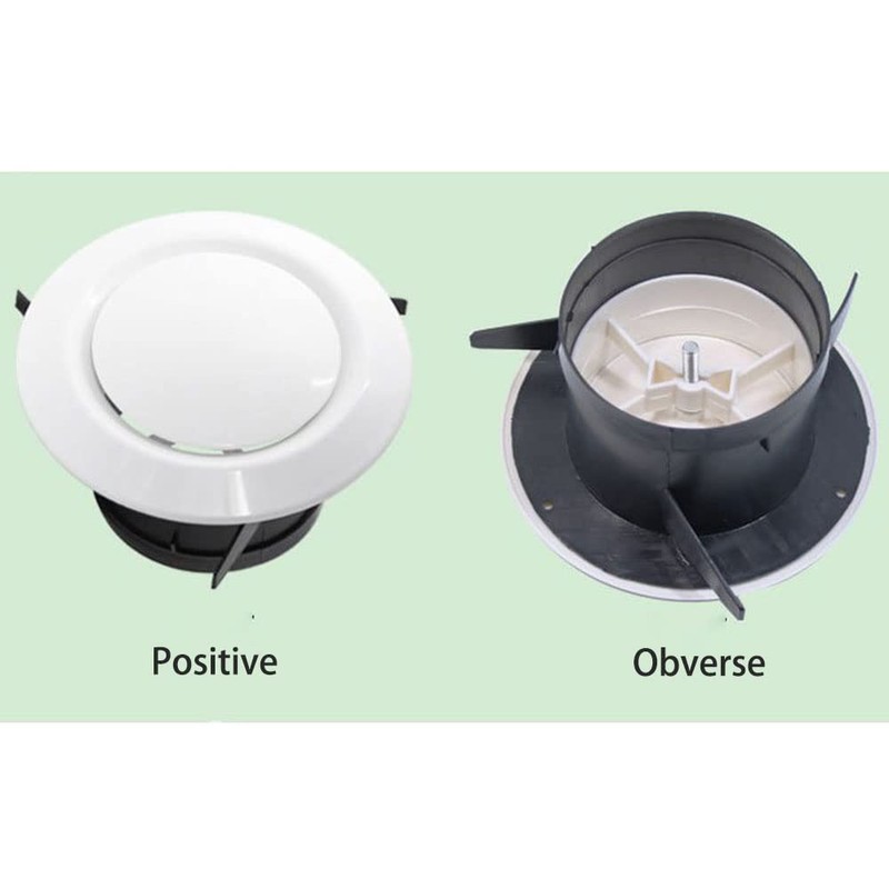 Circle Air Vent Grille Cover, Round Ventilation Grille, Mini ABS