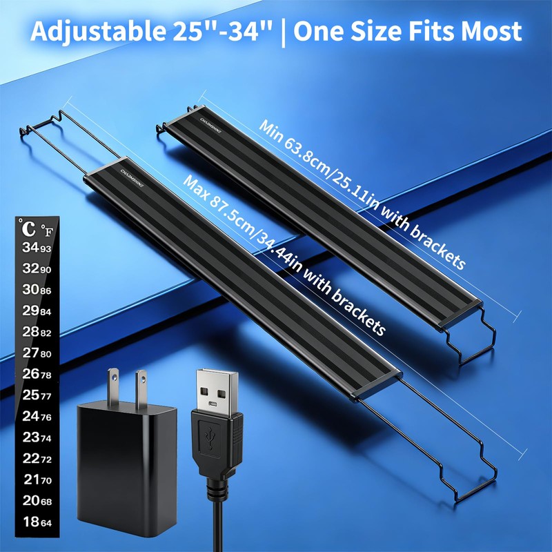 Aquarium Lights for Fish Tank 20 gallon, 24-30in Aquarium Plant
