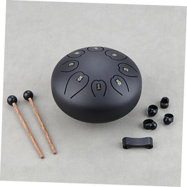 Kisangel 1 Set Portable Tongue Drum Ethereal Percussion Instrument for Stress Relief Music Education and Performance for Beginners and Adults with Crisp Sound and Decorative Design