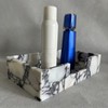 SAIDKOCC Natural Travertine Napkin Holder 9.8"x5.7"x2.4", Rectangle Guest Towel Dispenser