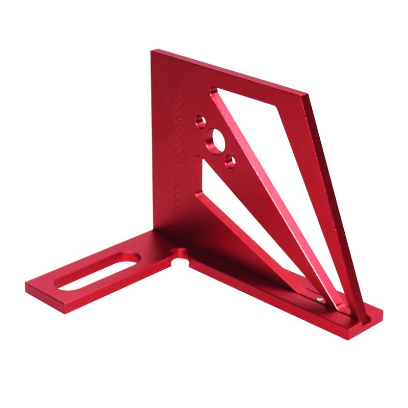 Upgrade Woodworking Measuring Ruler Metric/Inch 3D Multi-Angle Aluminum Alloy 22.5/30/45/60/67.5/90