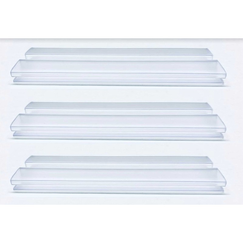 DistinctAndUnique Clear PVC Hinge Piano Style for 3/16" (4.5mm) Material,
