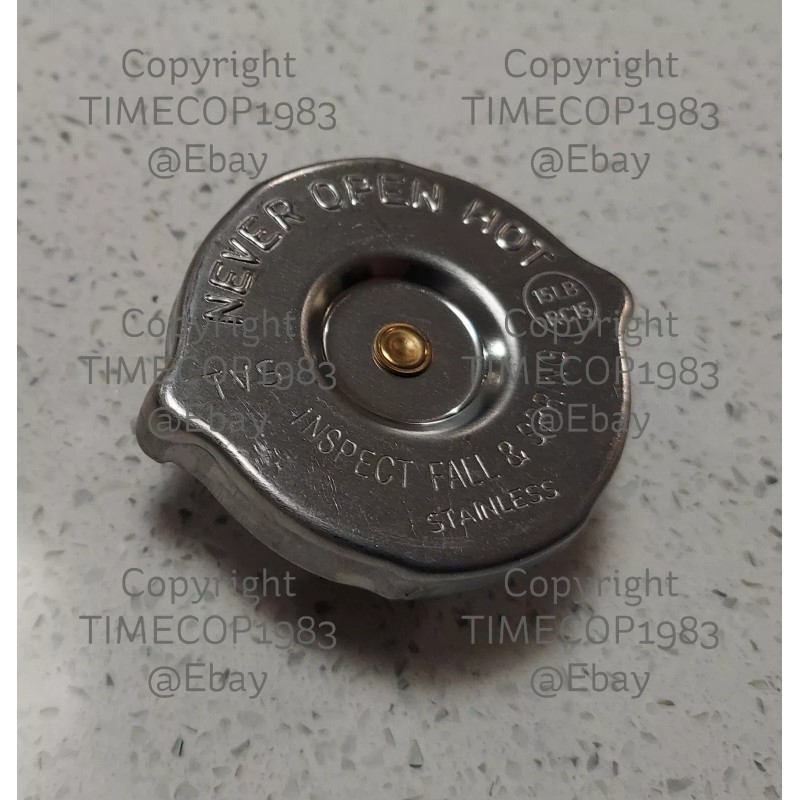 AM GENERAL HUMVEE RADIATOR CAP 15LBS Stainless Steel OEM Factory