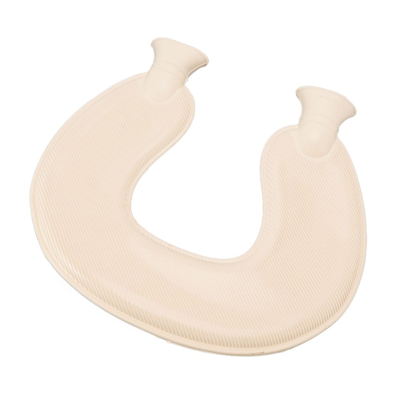 U Shaped Neck Hot Water Bag Double Knitted Insulation Rubber