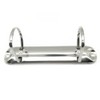 Pack of 5 2 Ring Binder Mechanism, D-shaped Metal Clip,